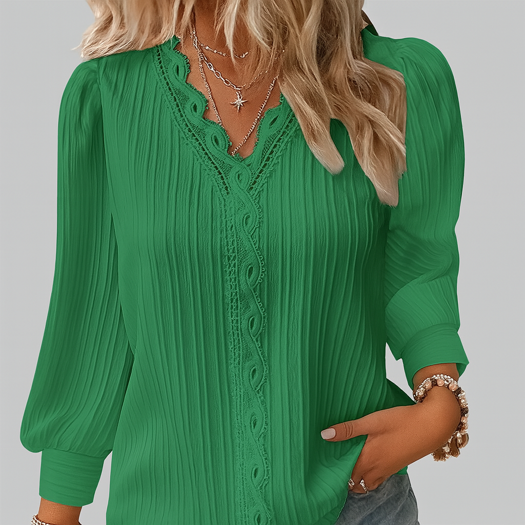 Alison – Maglione a Righe con Collo