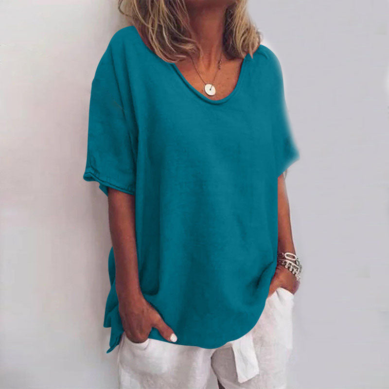 ANNA: BLUSA COMODA E AMPIA SULLE ROTONDITA’